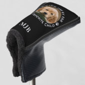 Benutzerdefiniertes Hund Foto Personalisiertes Mon Golf Headcover (3/4 Vorderseite)