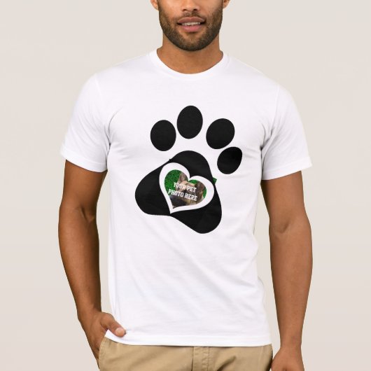 Benutzerdefiniertes Hund-Foto-T-Shirt - Personalis T-Shirt (Vorderseite)