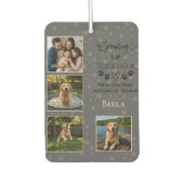 Benutzerdefiniertes Hunde-Foto Autolufterfrischer (Vorderseite)