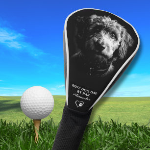 Benutzerdefiniertes Hunde-Foto Bester Doodle-Vater Golf Headcover