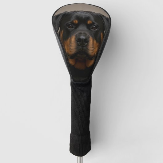 Benutzerdefiniertes Hunde-Foto-Golf Golf Headcover (Vorderseite)