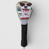 Benutzerdefiniertes Hunde-Foto Golf Headcover (Vorderseite)