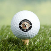 Benutzerdefiniertes Hunde-Foto Golfball (Insitu T-Shirt)