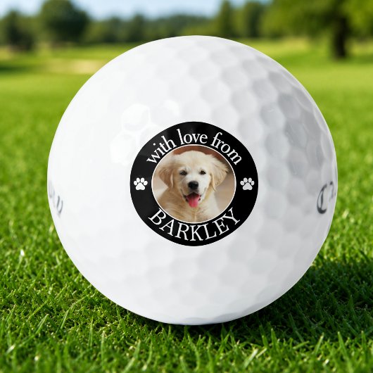 Benutzerdefiniertes Hunde-Foto Golfball