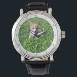 Benutzerdefiniertes Hunde-Foto Hinzufügen eines ei Armbanduhr<br><div class="desc">Personalisieren Sie mit dem Foto Ihres eigenen Hundes auf dieser individuellen Armbanduhr für ein niedliches,  individuelles Geschenk. Eine wunderschöne personalisierte Uhr für einen Jungtierbesitzer,  um die Liebe ihres neuen Welpen zu verewigen.</div>