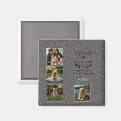 Benutzerdefiniertes Hunde-Foto Magnet (Vorderseite/Rückseite)