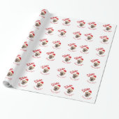 Benutzerdefiniertes Hunde-Foto & Name - Minimaler Geschenkpapier (Ungerollt)
