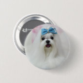 Benutzerdefiniertes Hunde-Foto | Personalisierter  Button (Vorne & Hinten)