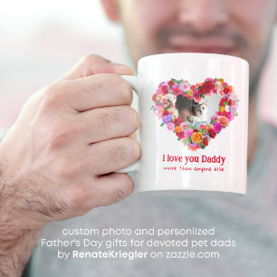 Benutzerdefiniertes Hunde-, Katzen-, Haustier-Foto Jumbo-Tasse