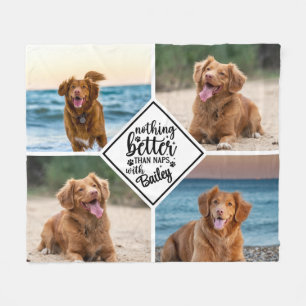Benutzerdefiniertes Hunde-Liebhaber-Script 4 Haust Fleecedecke