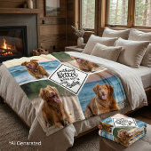 Benutzerdefiniertes Hunde-Liebhaber-Script 4 Haust Fleecedecke