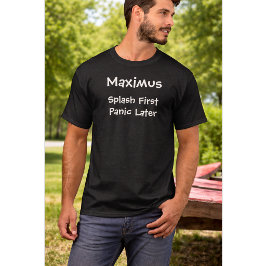 Benutzerdefiniertes Hunde Liebhaber Zitat | Erst s T-Shirt
