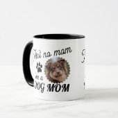 Benutzerdefiniertes Hundebild Hundemutter Tasse (Vorderseite Links)