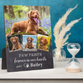 Benutzerdefiniertes Hundegedanken Personalisiert 4 Fotoplatte (Seite)