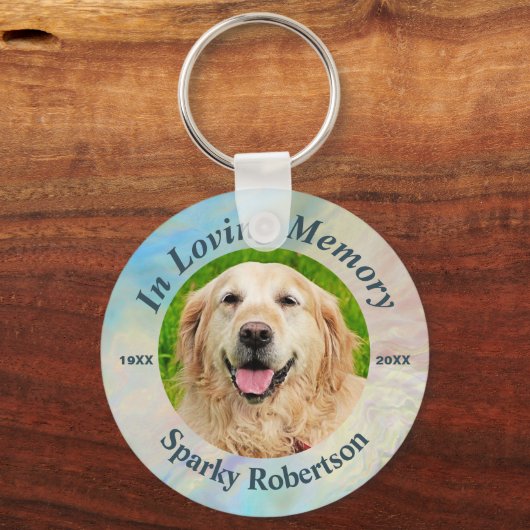 Benutzerdefiniertes Hundemodal farbfarbig Schlüsselanhänger (Vorderseite)