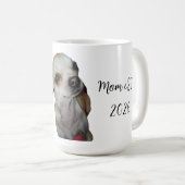 Benutzerdefiniertes Hundemutter-Foto, Personalisie Kaffeetasse (VorderseiteRechts)