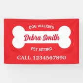 Benutzerdefiniertes Hundeschild Banner (Horizontal)