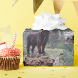Benutzerdefiniertes Hundeschleifpapier Geschenkpapier