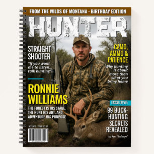 Benutzerdefiniertes HUNTER Magazin-Cover-Journal,  Notizblock