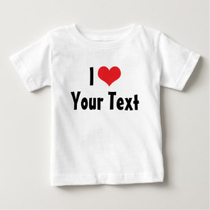 Benutzerdefiniertes Ich Liebe T-Shirt