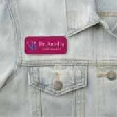 Benutzerdefiniertes ID-Abzeichen für Lehrer, Ärzte Namensschild (Beispiel)