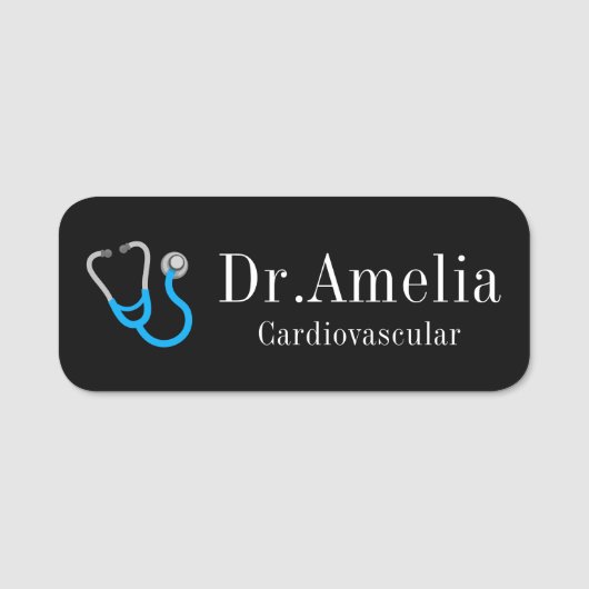 Benutzerdefiniertes ID-Abzeichen für Lehrer, Ärzte Namensschild (Vorderseite)