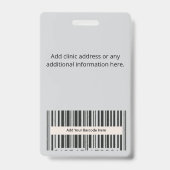 Benutzerdefiniertes ID-Abzeichen | Personalisierte Ausweis (Rückseite)