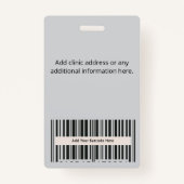 Benutzerdefiniertes ID-Abzeichen | Personalisierte Ausweis (Rückseite)