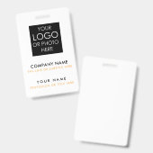 Benutzerdefiniertes ID-Abzeichen zum Drucken Perso Ausweis (Vorder- & Rückseite)