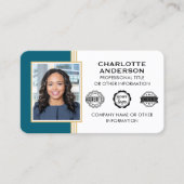 Benutzerdefiniertes ID-Foto im klassischen Stil -  Visitenkarte (Vorderseite)