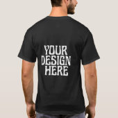 Benutzerdefiniertes "Ihr Design hier" T-Shirt (Rückseite)