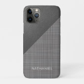 Benutzerdefiniertes Imitat, leichter, dunkelgrauer Case-Mate iPhone Hülle (Rückseite)