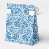 Benutzerdefiniertes Indigo Blue Floral Imitate Spi Geschenkschachtel (Rückseite)