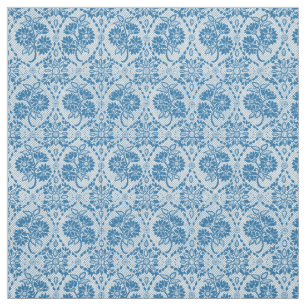Benutzerdefiniertes Indigo Blue Floral Imitate Spi Stoff