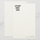 Benutzerdefiniertes individuelles Logo Briefpapier (Vorne/Hinten)