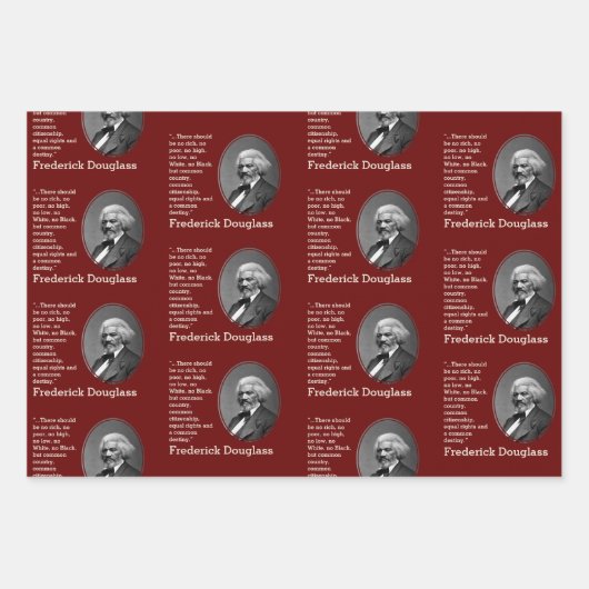 Benutzerdefiniertes inspirierendes Zitat FREDERICK Geschenkpapier Set (Vorderseite)