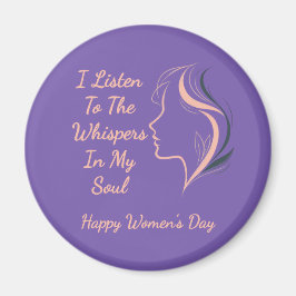 Benutzerdefiniertes inspiriertes Lila Magnet