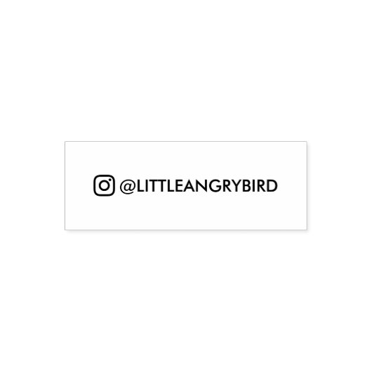 Benutzerdefiniertes Instagram-Handle-Branding-Desi Permastempel (Design)