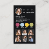 Benutzerdefiniertes Instagram-Profil mit QR-Code I Visitenkarte (Rückseite)