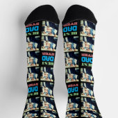 Benutzerdefiniertes Instagramm Foto der beste Papa Socken (Oben)