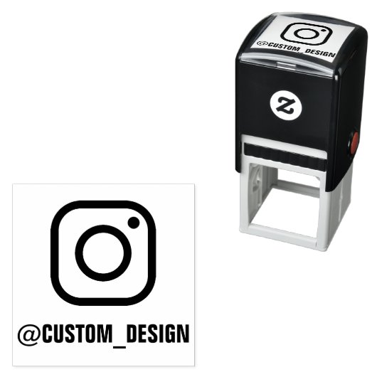 Benutzerdefiniertes Instagramm für Unternehmen ode Permastempel (Beispiel)