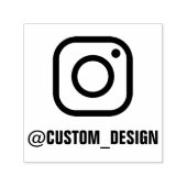 Benutzerdefiniertes Instagramm für Unternehmen ode Permastempel (Design)