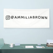 Benutzerdefiniertes Instagramm | Personalisierte S Banner (Messe)