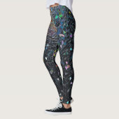 Benutzerdefiniertes irisierendes abstraktes Buntgl Leggings (Links)