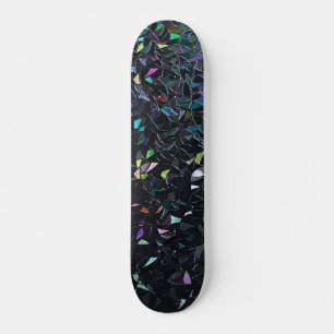 Benutzerdefiniertes irisierendes abstraktes Buntgl Skateboard