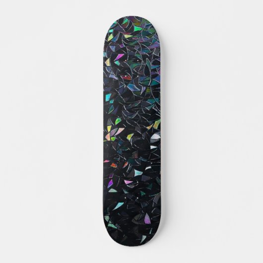 Benutzerdefiniertes irisierendes abstraktes Buntgl Skateboard (Vorne)