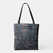 Benutzerdefiniertes irisierendes abstraktes Buntgl Tasche (Rückseite)