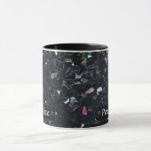 Benutzerdefiniertes irisierendes abstraktes Buntgl Tasse (Zentrum)
