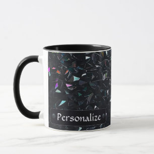 Benutzerdefiniertes irisierendes abstraktes Buntgl Tasse