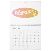 BENUTZERDEFINIERTES JAHR KALENDER (Feb 2027)